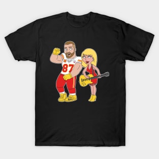 Football Man & Guitar Girl T-Shirt